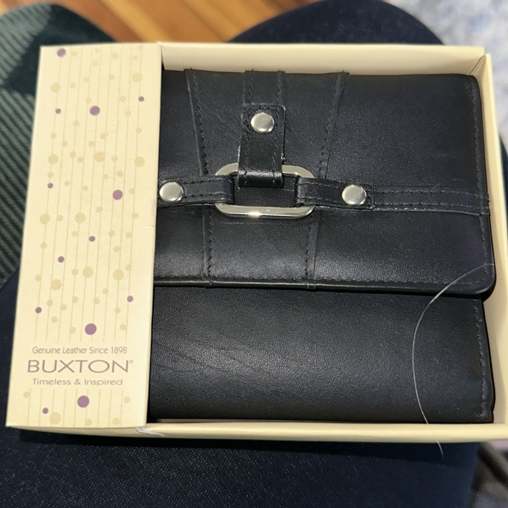 NWT- Buxton Black Wallet